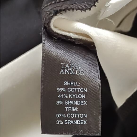 WHBM tuxedo side stripe taper ankle pants - Picture 9 of 9